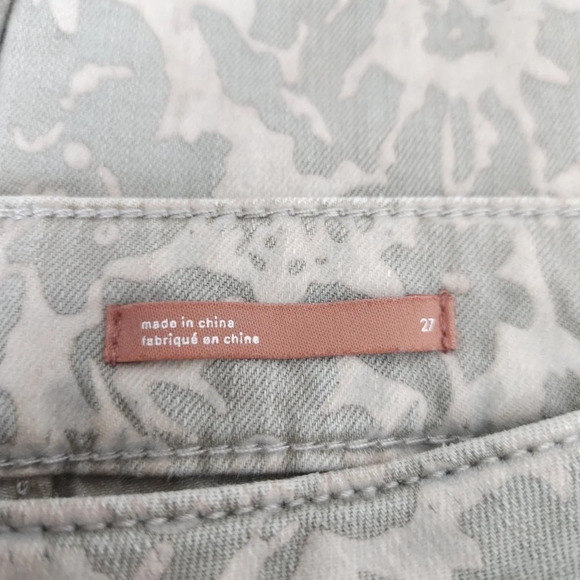 Pilcro Anthropologie Legging Skinny Jeans Damask Print High Rise Denim - Picture 5 of 10